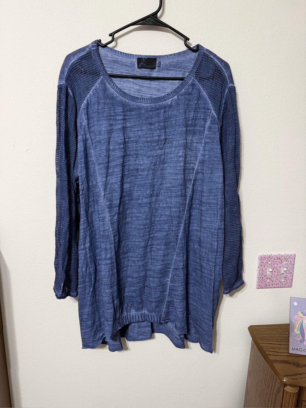 Fenini long sleeve tunic top size XL